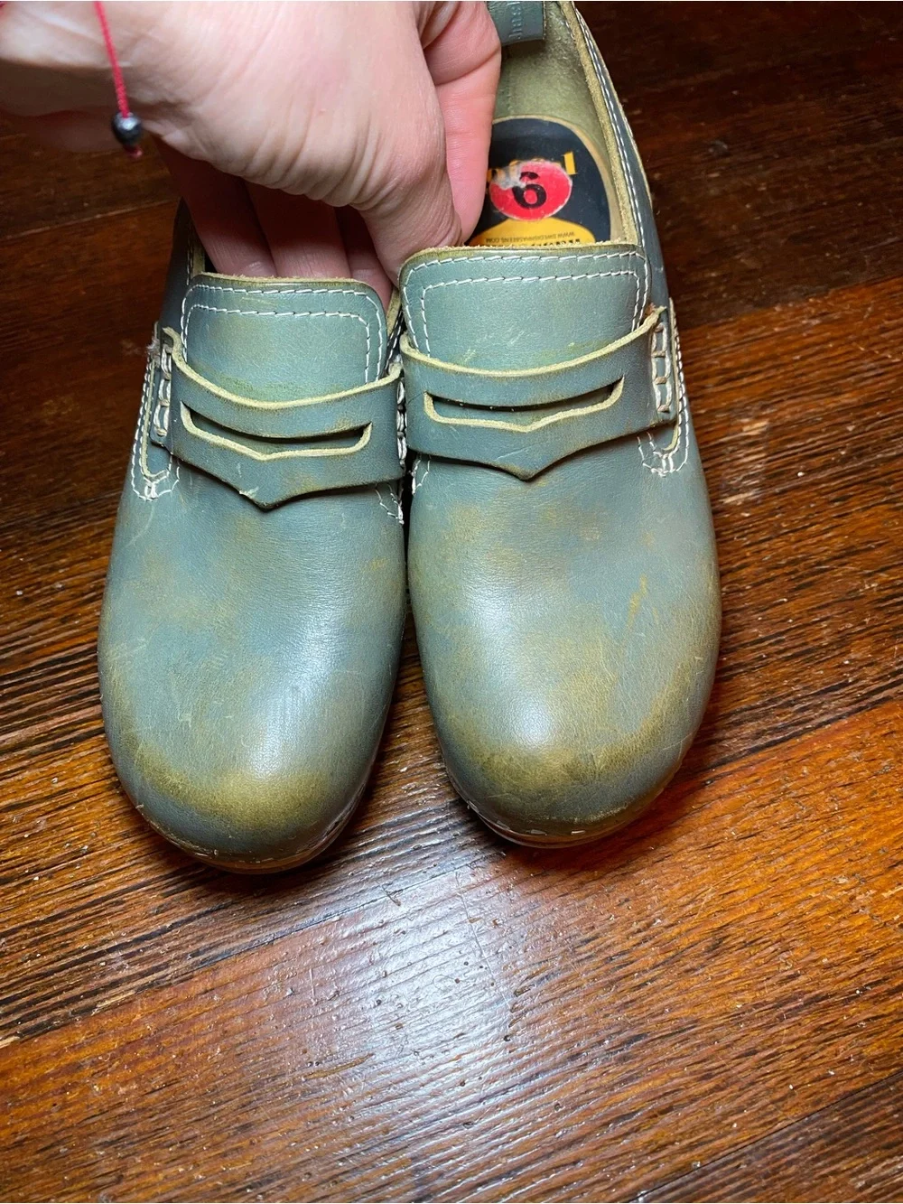 Swedish Hasbeens stylish leather